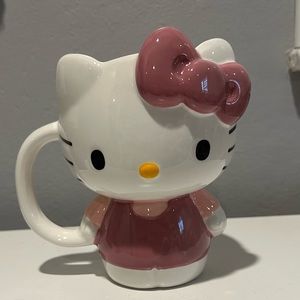 pink hello kitty mug